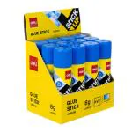 Deli Glue Stick, Blue Washable Glue for Paper, School Projects, Art and Craft, Office, 12 pcs