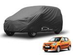 AutoFurnish Matty Grey Car Cover - Maruti Suzuki Alto K10 | Water Resistant | Triple-Stitched | Dust and Heat Protection | Matte Finish | Elastic Bottom| Heavy Buckle | Stylish Car Accessories (Grey)