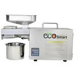ECO SMART Be Natural ES TC 01 400W Oil Press Machine with Temperature Control, Silver With Gloves