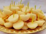 Om Phool Batti Small Cow Ghee Diya for Puja, Wax Free & Vegan Ghee Batti (Pack of 1, 50pc, Yellow)