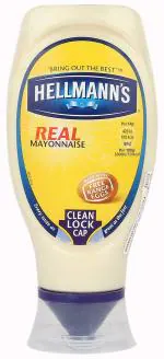 Hellmann'S Real Mayonnaise Squeeze Bottle, 430ml
