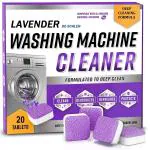 Eco-Gals Lavender Fragrance Washing Machine Deep Cleaner Tablets,Solid Deep Cleaner (Pack of 20)
