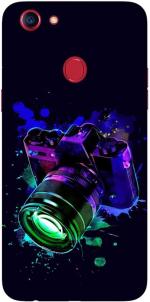 SIYAPA Oppo F7 Multicolor Plastic Dust and Scratch Proof Mobile Back Cover (OpF7-Design156)