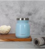 Femora Kids Double Walled Thermos for Hot Food, Insulated Food Container, Wide Mouth Design Food Jars Hot or Cold Meals, 300 ml, Sky Blue