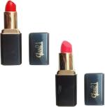 Glam21 Multicolor 2 Blood Red Matte Lipstick, Miss Pink Matte Lipstick Blood Red, Miss Pink, 3.8 G (Set Of 2)