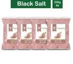 Trinetra Black Salt 1 kg (250g X 4 Pack) Kala Namak