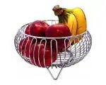 SUNSTAR PREMIUM QUALITY STAINLESS STEEL FRUIT BASKET