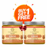 Ayusoul Ayurveda Khadi Aloevera Gel with Almond Oil For Face Glow, Hair Growth & Skin Moisturizer For Women & Men, (B1G1)