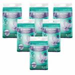 Smilepad Adult Diapers Tape Style L Size| Unisex | 40-60 inch Waist | Pack of 6 (60 diapers)