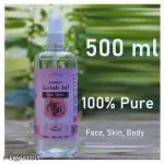 ELDERWAND Gulab Jal Spray 100Percentage Pure Rose Water Prevents Blackheads, Acne & Pimple And Gives Naturally Glowing Skin 500ml Pack For Men And Women | Spray Rose Water Face Toner Cleanser Moisturizer For Glowing Skin - Paraben & Sulfate Free