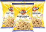 Village Ruchulu Janthikalu 500Grams | Made With Rice & Lentils | Rich Taste & Flavour | Each 165Grams Pack Of 3