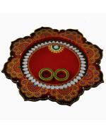 Shree Shyam Handicraft - CV_PUJATH001 Wooden (1 Pieces, Multicolor)