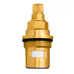 New Ware Tap Spindle Replacement Disc Tap Inner Cartridge for Jaguar Continental Type Models, Faucet Valve for Hot and Cold Bathroom Kitchen (Resp. Type Ceramic Disc 20mm)