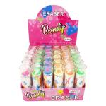 PARTEET Multicolor Rubber Different Shapes in Bo Lipstick Erasers (Pack of 6)