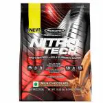MuscleTech NitroTech Chocolate Whey Isolate Peptides Protein Powder 10 lbs