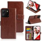 WEBKREATURE Mobile cover for Itel A60 (Brown, Dual Protection, Pack of 1)