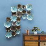 Vedas Exports Multicolor Iron Durham Wall Decor 29 inch x 52 inch