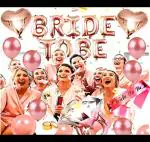 SV Traders Bride To Be Decoration/Bridal Shower/Team Bride Set Of 33 Pcs