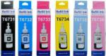 GPN PRINT Refill Epson L805 Ink Tank PrInter 6 Colors 70 ml Each Bottle Black and Tri Color Combo Ink Bottle (Pack of 6)
