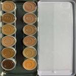 KRYOLAN Derma Color Camouflage Creme Base Palette (12 Multi-Shades) Foundation (Multi, 100 ml)