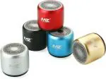 CLUBCLASSY MZ Mini Wireless Bluetooth Speaker | High Bass Hi-Fi Surround Sound Bluetooth 5.0 Compatible with Smartphones Model - M3 (Silver)