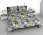 LORETO 144 TC Cotton Double Bedsheet with 2 Pillow Covers - 223 cm x 228 cm, Multi Colour