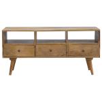 ARTISAN FURNITURE Nordic Style TV Unit with 3 Drawers 110x36x52 cm.