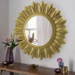 VAS Collection Home Hand Carved Decorative Mirror 22 x 22 inch