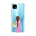Emble Designer Clear Tranperant Silicone Case For Realme C25S-Design A23 ( TPU | Soft , Realme C25S| Multicolor )