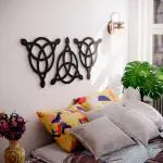 NORTHLIGHT DECORS Wall decoration Geometric art for Living room bedroom garden hall office (9.6 X 25.6 INCHES)