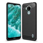 Zapcase Black Rubber Back Cover For Nokia C30 13.5 x 2 x 19.5 cm