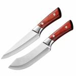 Captoola 6.7 Inch butcher Knife Set Cleaver with ABS Handle Chef Knife Professional Kitchen Knife Meat Trimming Knife (Set of 2)