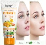 KURAIY New Vitamin C  Facial Cleanser Acne Treatments Remove Blackhead Cleansing Shrink Pore Oil Control 