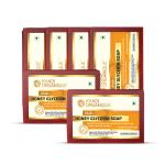 Khadi Organique Honey Glycerin Soap | Natural Herbal Handmade Bathing Soap | Khadi Soap | Pack Of 6