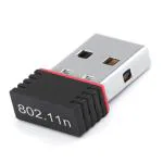 DS REFURBISH WiFi Adapter for pc | Car Accessories, WiFi Dongle for pc | USB WiFi Adapter for pc | Wi-Fi Receiver 2.4GHz, 802.11b/g/n UNano Size WiFi Dongle Compatible Adapter,WiFi dongle for pc(950 Mbps)