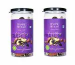VISHNU DELIGHT Mixed Dry Fruit Jar 240gm, Super Crunchy Trial Mix, Roasted & Delicious Healthy Snack, Vitamins & Minerals Rich Dry Fruits, Gluten Free Evening Snack (Pack of 2-120G EACH)