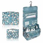 WEEL ZONE Hanging Travel Toiletry Bag Cosmetic Make up Organizer Multifunction Portable Makeup Pouch for Women and Girls Waterproof Ladies Case Travelling Storage Inner Ware Up Brush Kit Holder Beauty Fashion Organiser with Handle