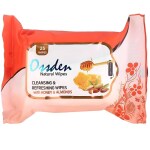 Ossden Wet Wipes With Honey And Almonds Natural Wipes 25 Per Wipes (Pack of 3) 75 Wipes