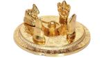 Navyaksh- NAVYAKSH Decorative Showpiece - 1.5 cm (Brass, Gold)