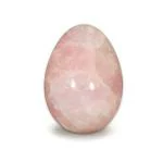 Astroghar Rose Quartz Crystal Egg For Reiki Healing And Crystal Healing 80 g