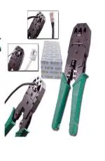 3 In 1 Modular Crimping Tool, Rj45, Rj11 Cat5E/Cat6 Lan Cutter with Cable Cutter