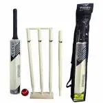 Wasan Cricket Set Size 5 (10-16 Years) in Bag, Cream