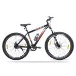 Sheldon EMX 29T MTB Unisex Bikes 19Inch Durable Frame, Disk Brake, Stylish Design 29 T Hybrid Cycle/City Bike (Single Speed, Black)