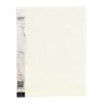 Eslee Clear 4D Ring Binder File | 4D shaped 25mm Rings | Best for A4 Size Paper | Durable Box File for Documents, Projects and Certificates | Transparent White Colour (EC53A44D25)