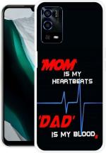 Paedicon Black Silicone Mobile Back Cover (OPPO A55 5G)