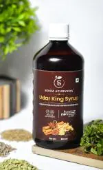 S SOAM AYURVEDA Udar King Syrup For Healthy Digistion