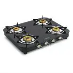 PADMINI GRAND Gas Stove (3 GT GRAND HF AUTO IGNITION), 4 Burner with High Efficiency Forged Brass Burner