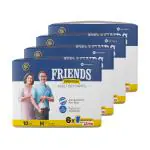 Friends Premium Adult Diapers Pant Style - 40 Count -M- with odour lock and Anti-Bacterial Absorbent Core\