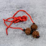 SHREE HANUMAN ENTERPRISES Rosewood japa Mala Dark Red chandan japa mala hindu meditation yoga jap mala 108+1 beads