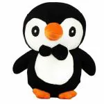 Webby Soft Animal Black Penguin Plush Toy 20 cm x 10 cm